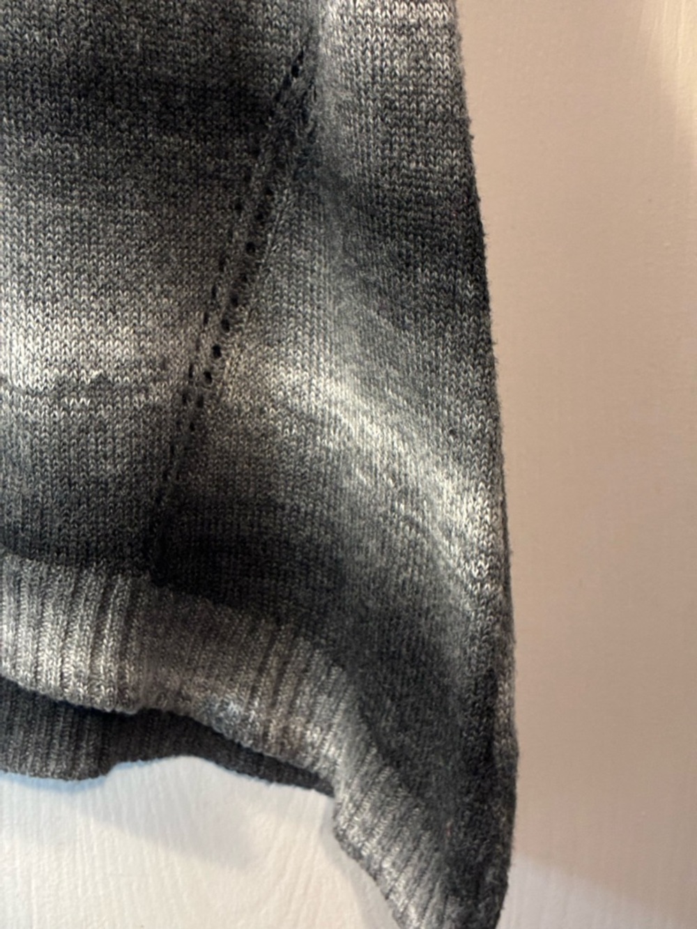 Sag Harbor Grey Ombre Cowl Neck Sweater - Picture 3 of 5